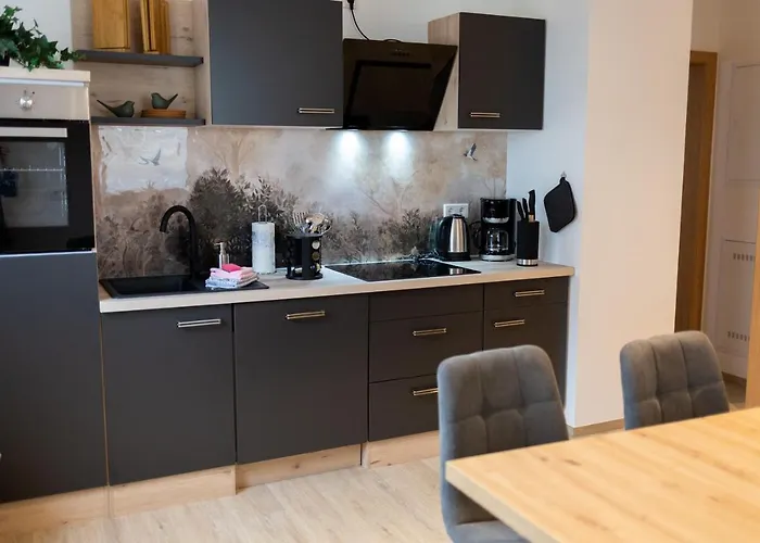 Διαμέρισμα Haus Martina Im Herzen Der Rhoen - 3 Einzelbuchbare Moderne Fuer 2-8 Personen, Terrasse, Balkon, Garten, Und E-bike Keller, Lounge, Freies Wlan, Familienfreundlich